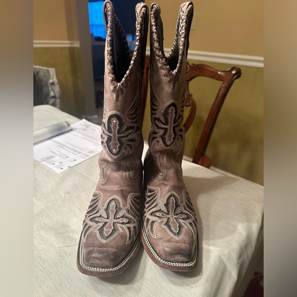 JB Dillion square toe cowboy boots
